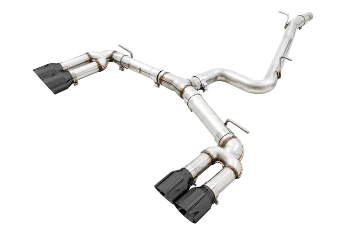 AWE Track Edition Exhaust for Audi 8V S3 – Diamond Black Tips, 102mm – 3015-43150