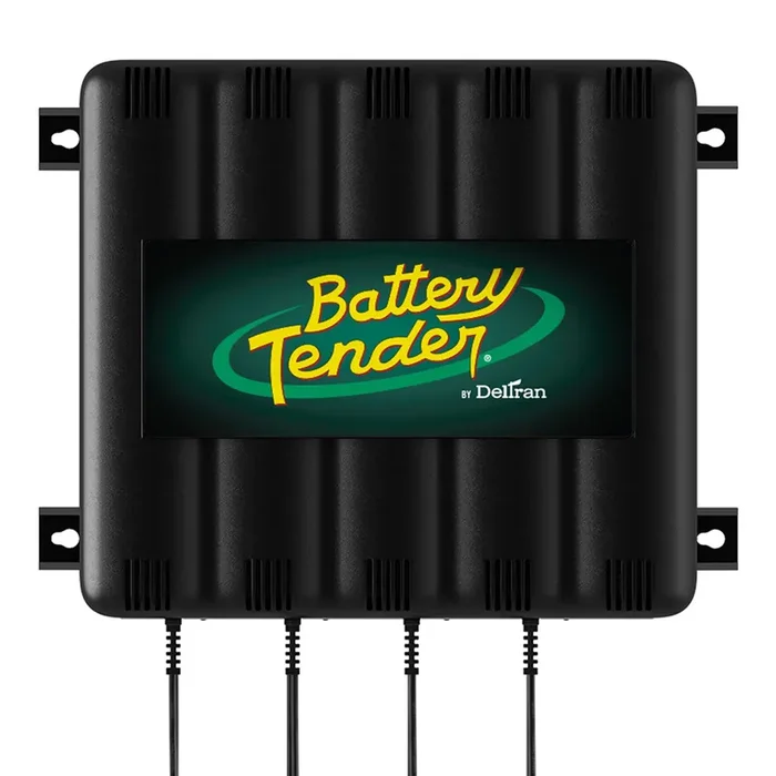 Battery Tender 4 Bank Multibank Charger – 5 Amp (1.25 Amps Per Bank) – Smart 12V Multi Battery Charger And Maintainer – 022-0148