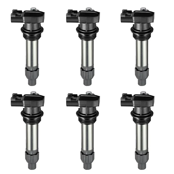 Bdfhyk Ignition Coil Pack Uf569 Set Of 6 Compatible With Buick Allure Cadillac Ats Cts Xts Chevy Impala Gmc Acadia Pontiac G6 Saab 9-4X Saturn Outlook Replacement For C1555 D515C Gn10494