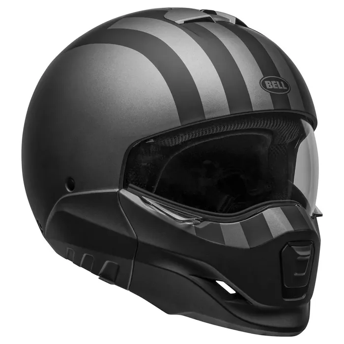 Bell Broozer Helmet (Free Ride Matte Gray/Black – Medium)