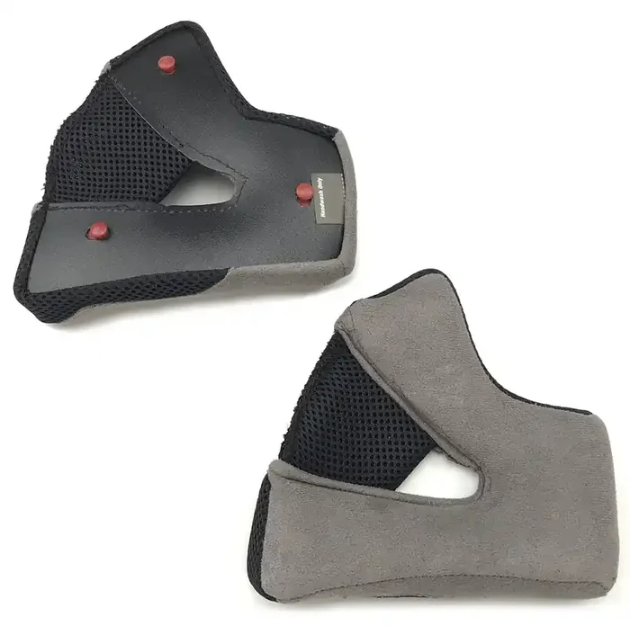 Bell Mx-9 Adventure Cheek Pads Set Dual Sport Motorcycle Helmet Accessories – Black / 30Mm