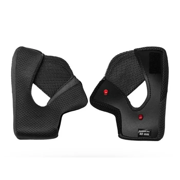 Bell Qualifier Dlx Cheek Pads Street Motorcycle Helmet Accessories – Grey / 20Mm