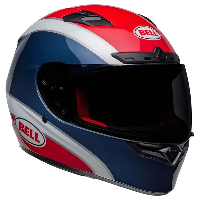 Bell Qualifier Dlx Mips Street Helmet (Classic Gloss Navy/Red – X-Large)