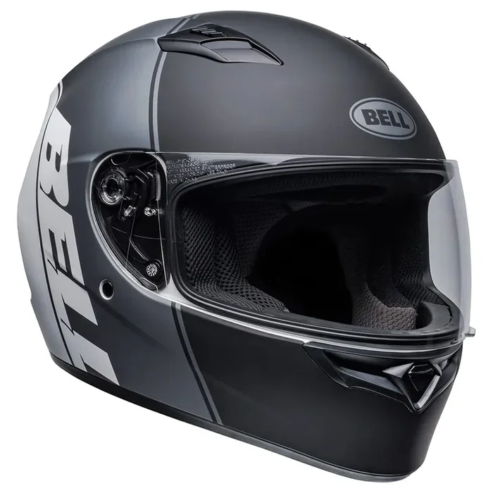 Bell Qualifier Full-Face Motorcycle Helmet (Ascent Matte Black/Gray – 2X-Large)