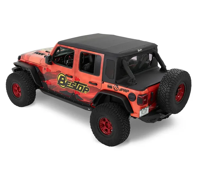 Bestop Halftop Kit – ‘18-21 Wrangler Jl 4-Door (Black Diamond)