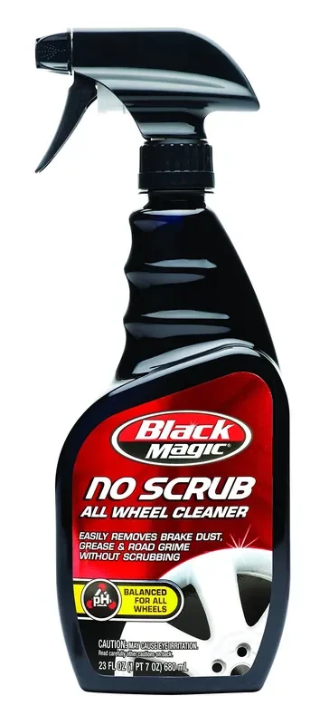 Black Magic Bm41023 No Scrub All Wheel Cleaner, 23 Oz. – No Scrubbing Needed, Just Apply, Hose Off And Wipe For Clean Wheels Eve