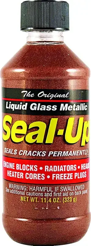 Blue Magic Liquid Glass Metallic Seal-Up® – 11.4 oz, Copper – Durable Sealant for Glass & Metal Surfaces, Long-lasting Protection