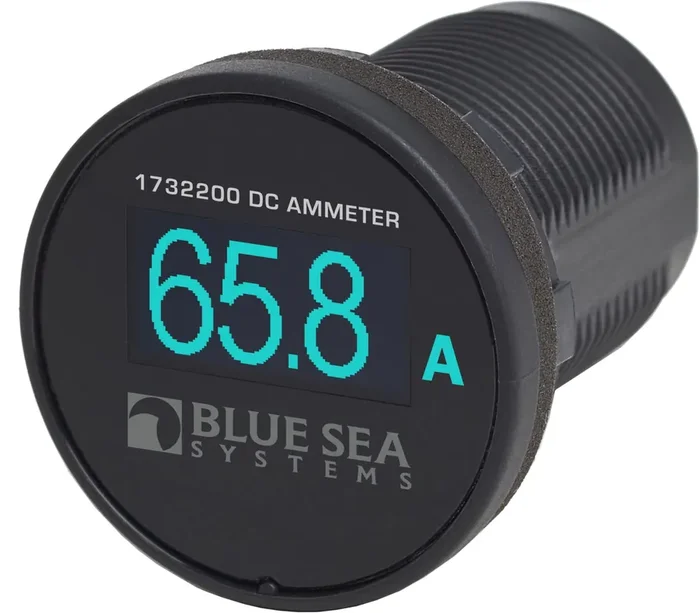 Blue Sea Systems 1732200 Mini Oled Ammeter, Blue