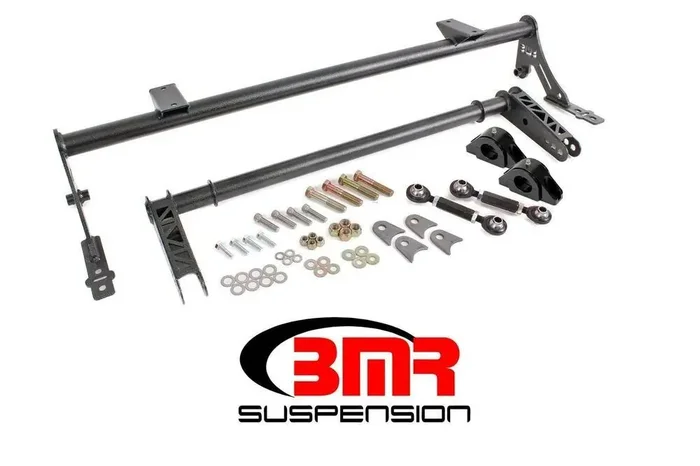 BMR 05-2014 Mustang XTREME Anti-Roll Bar Kit w/ Delrin Bushings (Black Hammertone) – XSB011H