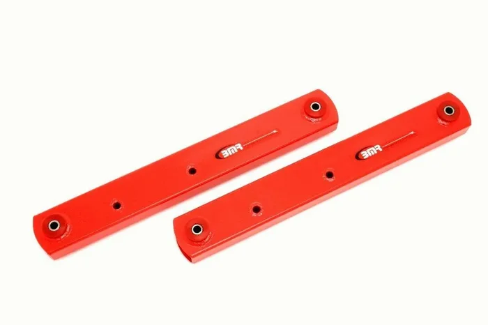 BMR BCA003R Red Lower Control Arms, Boxed, Non-Adj, Poly Bushings G-Body 1978 – 1987 Buick Grand National, Buick Regal, Chevy Malibu, Oldsmobile CutlaSS, Pontiac Grand Prix