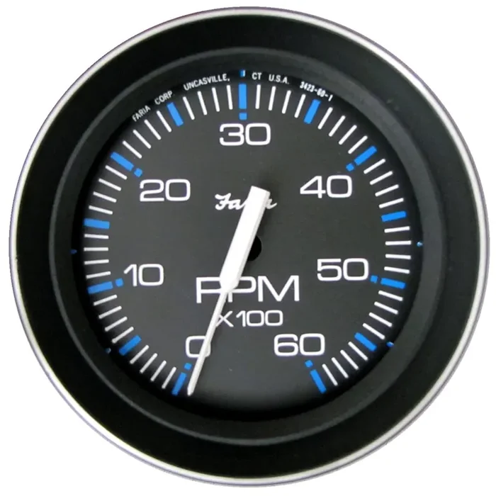 Boating Accessories New Coral Series Faria Instruments 33004 4 Tachometer 6000 Rpm Gas Inboard & I/O