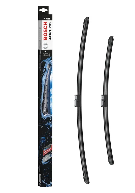 Bosch 3397118953 Aerotwin Oe Replacement Wiper Blades Driver & Passenger Side – Set Of 2 (26‘‘ & 20‘‘) Side Lock 22Mm