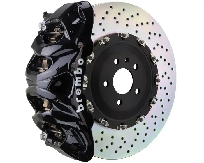 Brembo 4 Piston Brake Kit with Cross-Drilled Rotors (2013-2016 MERCEDES-BENZ GL350, GL450, GL550 Front (X166)) – 1Q1.9608A