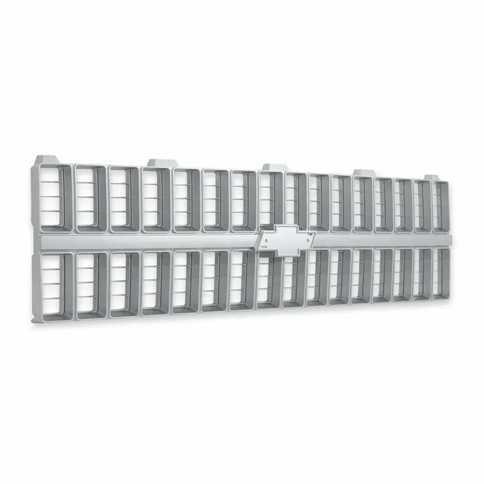 BROTHERS C/K Chevy Grille – w/ Bowtie Mounts – Silver pn 04-175