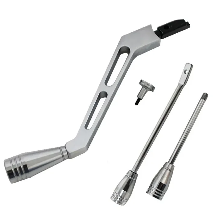 Bst Bssp Polished Billet Aluminum Column Shifter Lever,Turn Signal, Lever Hazard Boots & Tilt Kit For 1967-1994 Gm Columns Chevrolet Buick Oldsmobile Pontiac Cadillac