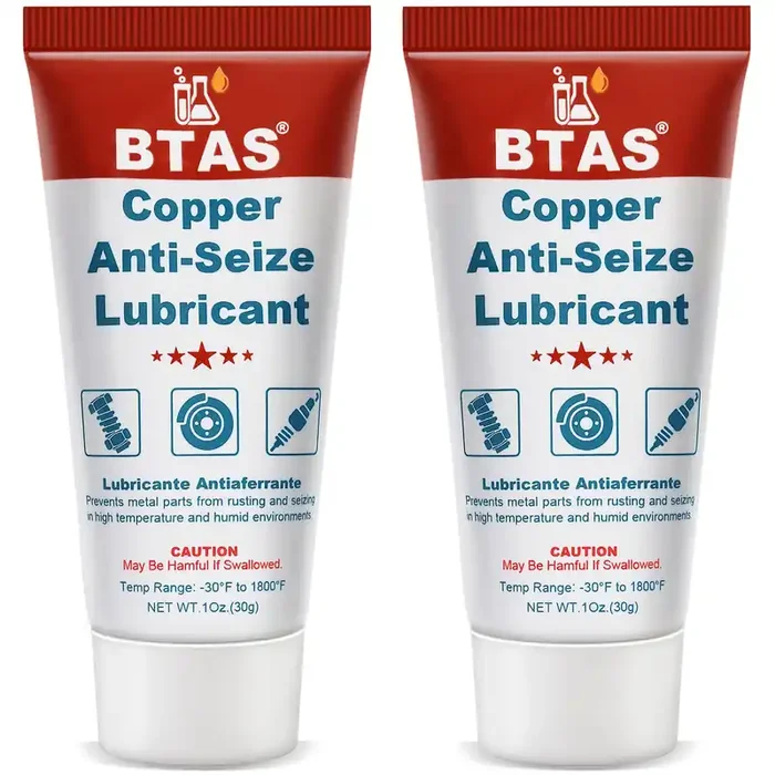 Btas Copper Anti-Seize Lubricant 1 Oz 2 Pcs,Resistant To High Temperatures, Rust And Corrosion, Resistant To Frictional Wear, Fo