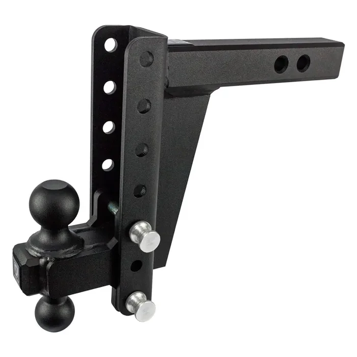 Bulletproof Hitches 2.0‘‘ Adjustable Heavy Duty Trailer Hitch (22,000Lb Rating) – 8‘‘ Drop/Rise Trailer Hitch With 2‘‘ & 2-5/16‘