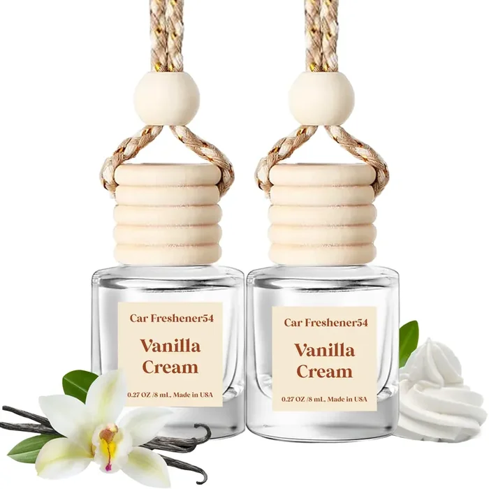 Burst Bird Car Air Freshener Hanging, Vanilla Cream Fragrance Oil Air Diffuser For Car, Long Lasting Car Air Fresheners, Made In