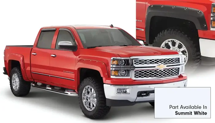 Bushwacker 40959-24 Pocket Style Fender Flares, 4pc Color Match