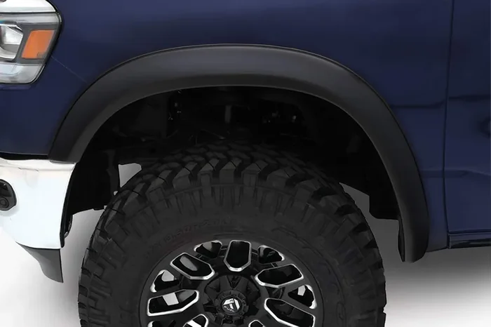 Bushwacker Oe Style Factory Front Fender Flares 2-Piece Set, Black, Smooth Finish 50057-02 Fits 2019-2022 Ram 1500 (Excludes Rebel & Trx Models)