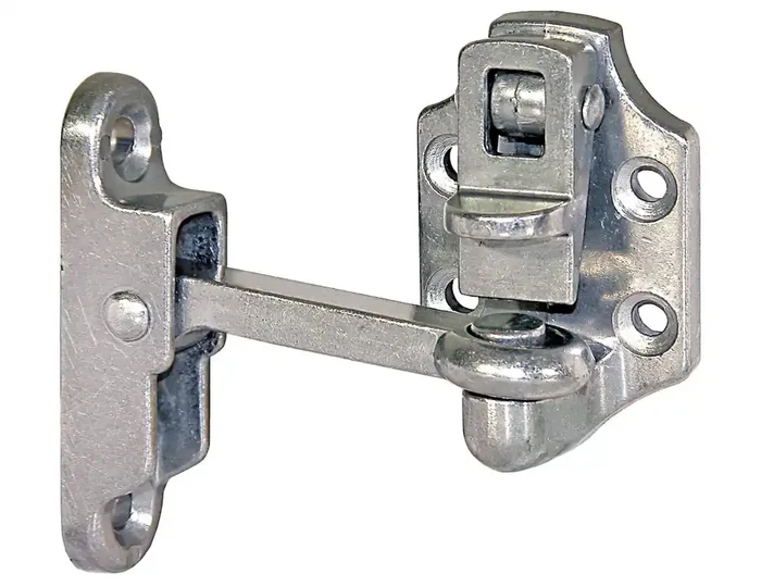 Buyers Products Heavy-Duty Aluminum Door Hold Back – 2 Inch Hook And Keeper, Sliver