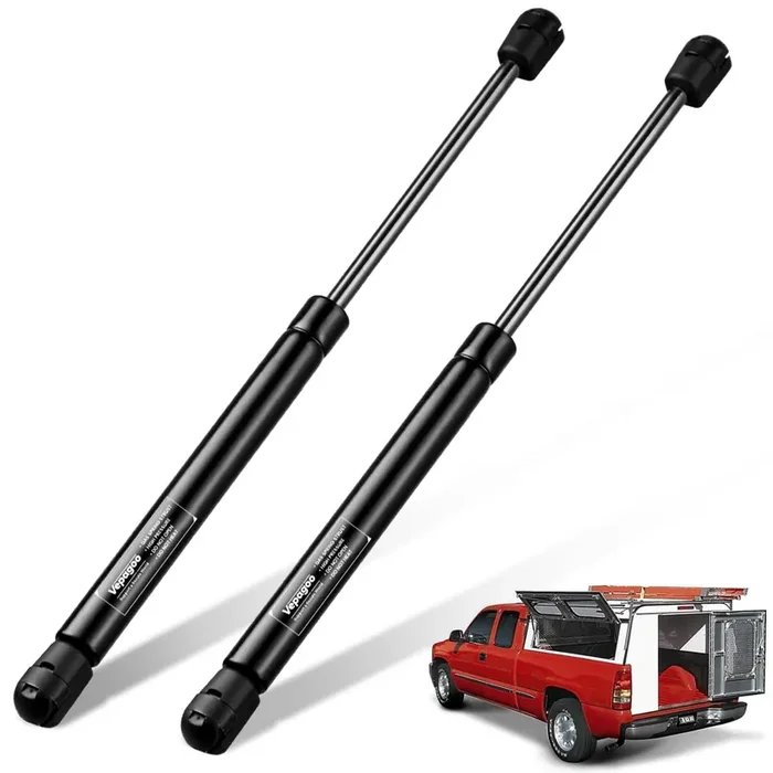 C16-15208 15.7 Inch 45Lbs/200N Gas Shocks Struts For Are Leer Camper Topper Shell Rear Window, Truck Canopy Cap Cover, Pack Of 2