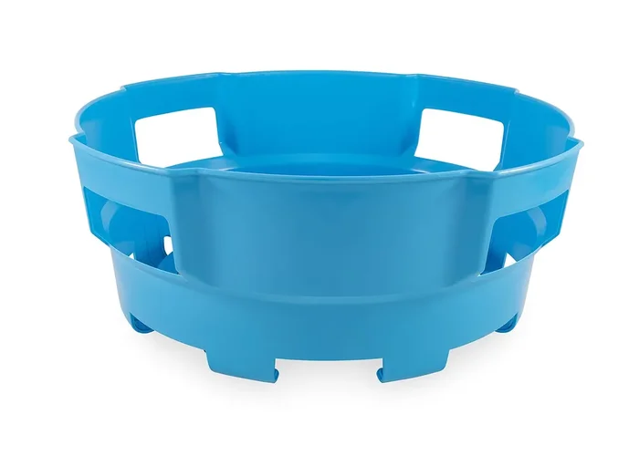 Camco 20167 Rv Water Hose And Electrical Cord Basket, Blue – Provides Organization And Storage For Your Rv Water Hoses And Elect