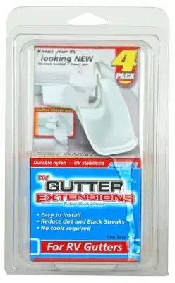 Camco 42123 Rv Gutter Extensions, 4-Pk. – Quantity 4