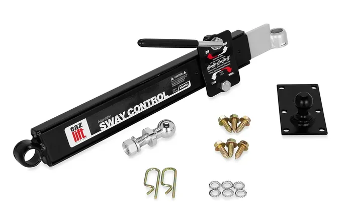 Camco Eaz-Lift Camper/Rv Adjustable Sway Control Features On/Off Control & Double Friction Pads Provide Constant Sway Reductio