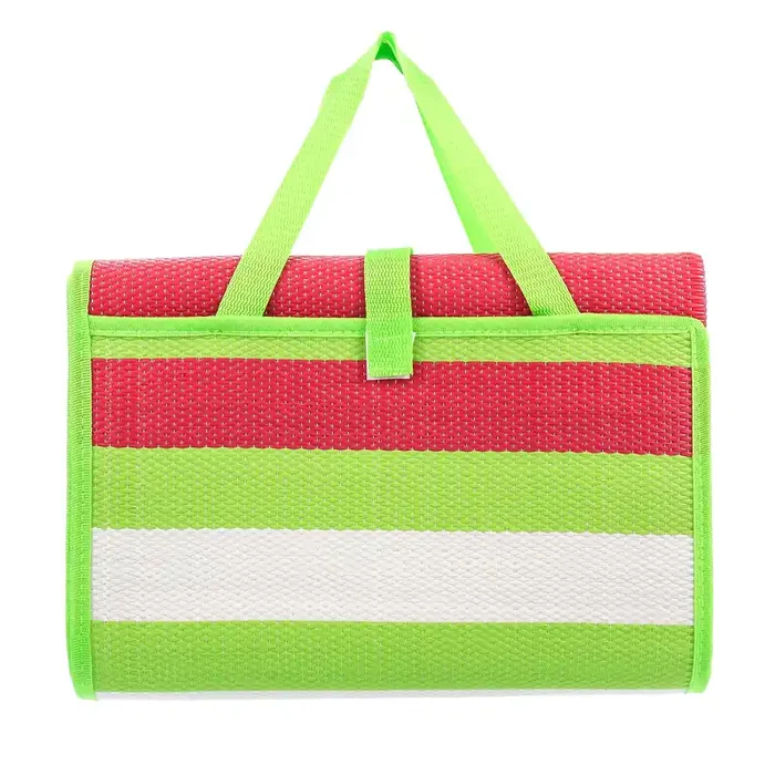 Camco Handy Mat With Strap, Perfect For Picnics, Beaches, Rv And Outings (Green/Red – 60‘‘ X 78‘‘) (42813)