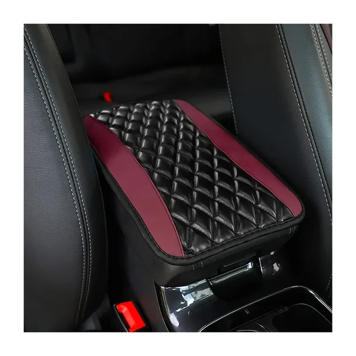Car Center Console Cushion Pad, Universal Leather Waterproof Armrest Seat Box Cover Protector,Comfortable Car Decor Accessories