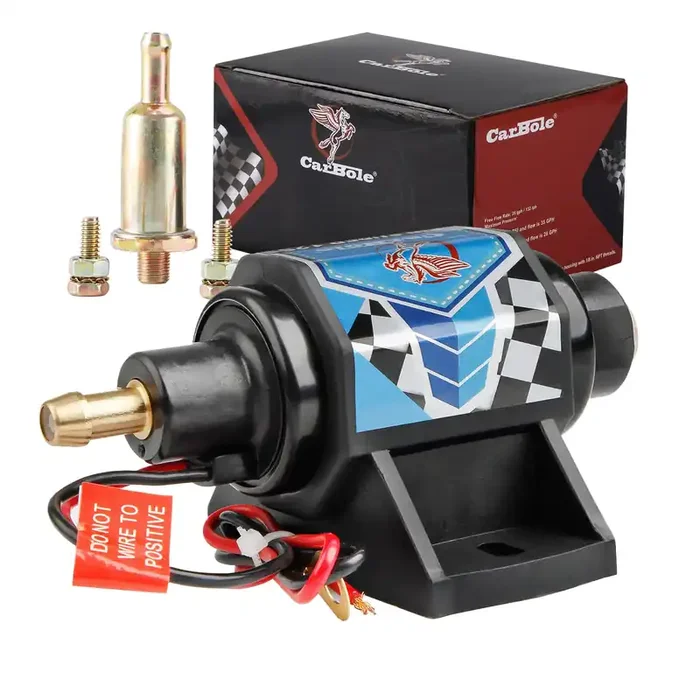 Carbole 12 Volt Electric Fuel Pump 5-9 Psi, 35 Gph For Gasoline Engines