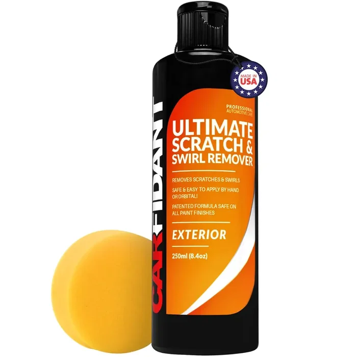 Carfidant Scratch And Swirl Remover – Car Scratch Remover For Scratches With Buffer Pad, Scratch Remover For Vehicles Repair Paint Any Color – Rubbing Compound For Cars