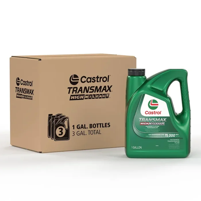 Castrol Transmax Atf Green High Mileage Transmission Fluid – 1 Gallon, (Pack Of 3)