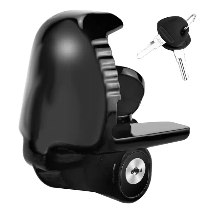 Cenipar Trailer Hitch Lock Universal Size Fit 1-7/8‘‘, 2‘‘, And 2-5/16‘‘ Couplers, Heavy Duty Steel, For Vehicles, Trailers, And