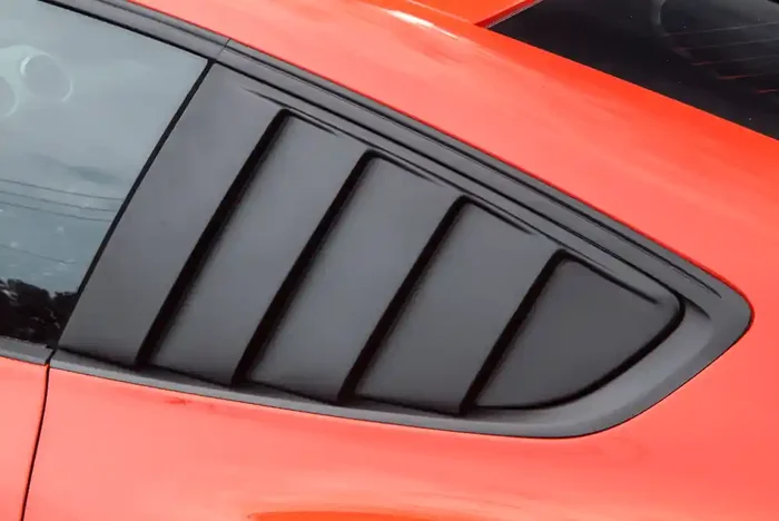 Cervinis 4447-MB 2015-2023 Mustang Quarter Window Louvers