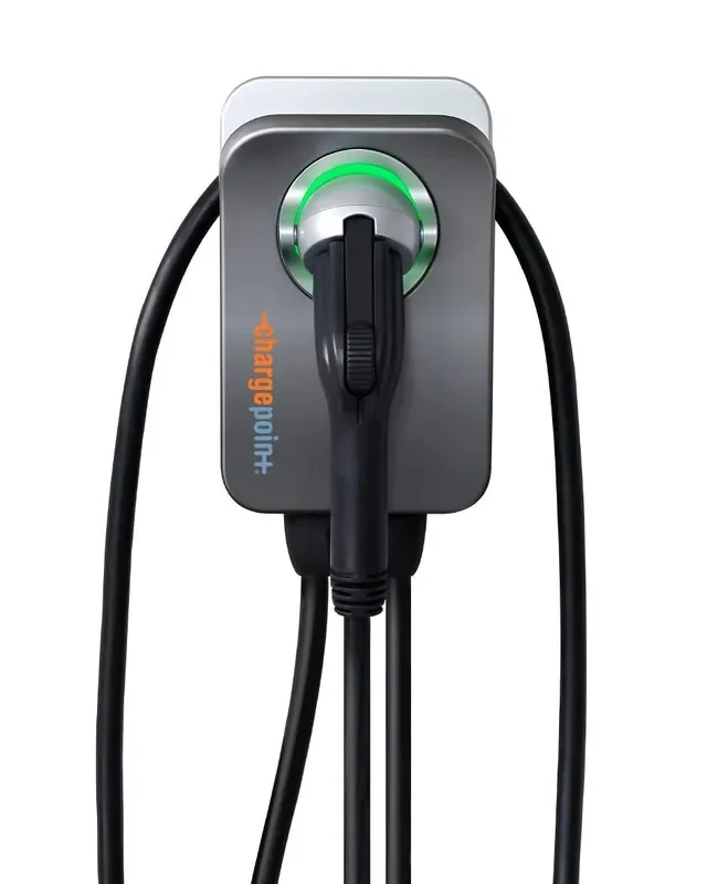 Chargepoint Home Flex Electric Vehicle (Ev) Charger, 16 To 50 Amp, 240V, Level 2 Wifi Enabled Evse, Ul Listed, Energy Star, Nema 14-50 Plug Or Hardwired, Indoor / Outdoor, 23-Foot Cable , Black