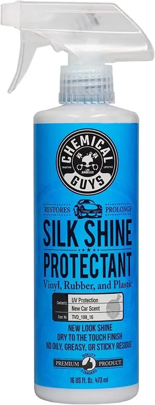Chemical Guys Tvd_109_16 Silk Shine Spray-Able Dry-To-The-Touch Dressing And Protectant For Tires, Trim, Vinyl, Plastic And More