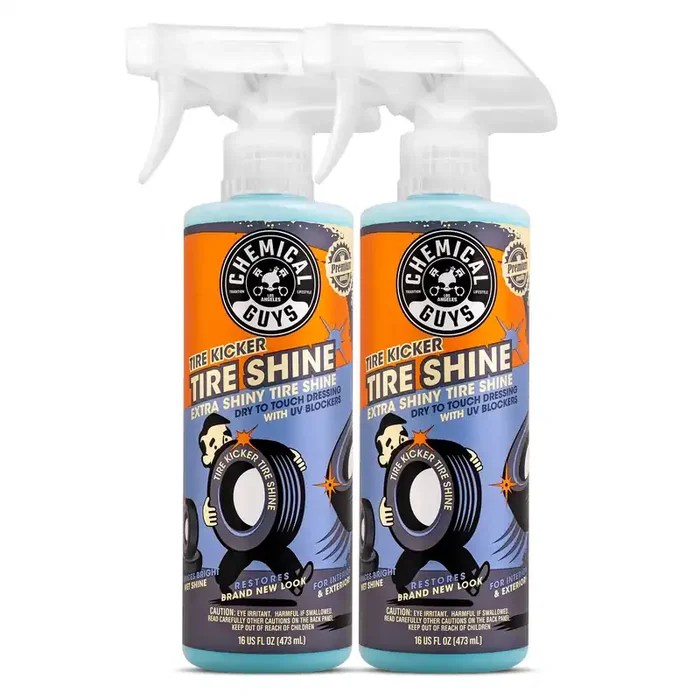 Chemical Guys Tvd1131602 Tire Kicker Sprayable Extra Glossy Tire Shine (Works On Rubber, Vinyl & Plastic), Great For Cars, Truck