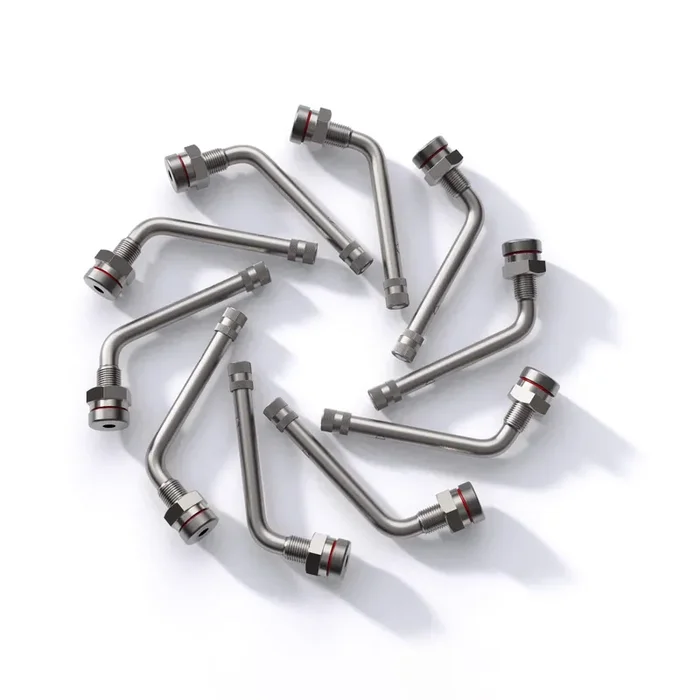Ckauto Tr545D 60 Degree Bend Clamp-In Valve Stems (10 Pack)