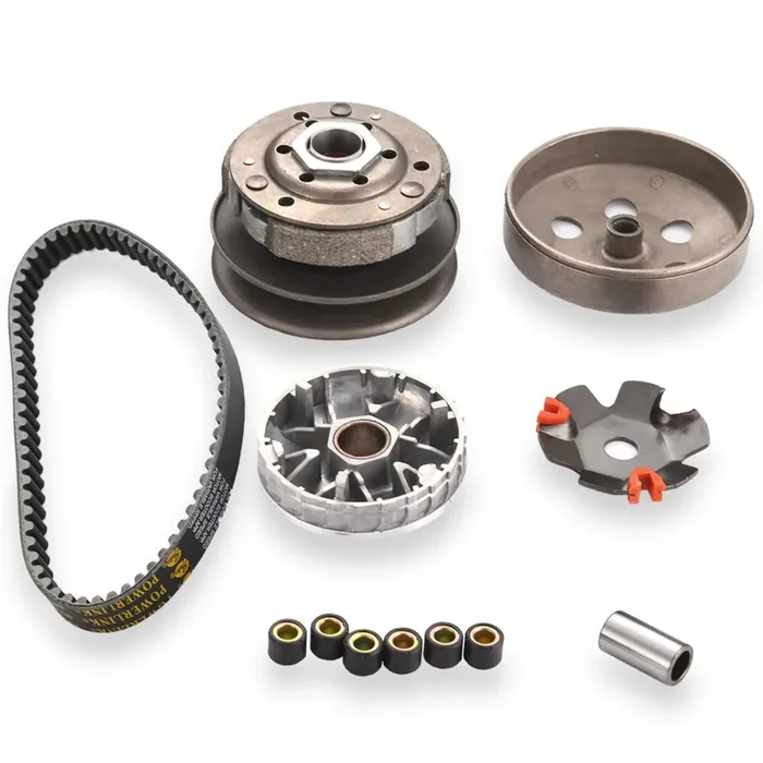 Cleo Gy6 50Cc High Performance Clutch Set,Include Clutch Assembly And Variator Assembly With 669 Belt, Fit For Gy6 50Cc Engine Scooter