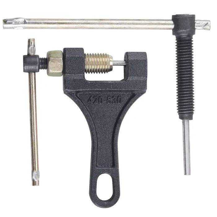 Cncmotok Chain Breaker Tool For Motorcycle Atv Quad Go Kart Dirt Pit Bike Scooter Bicycle Tractor Chain Break 420, 428, 520, 525, 528, 530