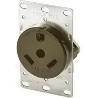 Cooper Wiring 1263-Box Travel Trailer 30A Receptacle