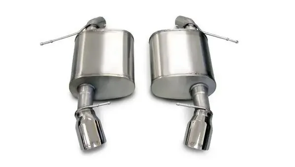 Corsa 14561 2.5″ Dual Rear Exit Sport Axleback Exhaust System with 4″ Polished Tips (2007-2012 BMW 335i 3.0L E90 Coupe)