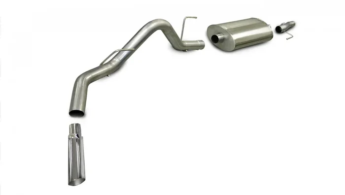 Corsa 24310 3″ Sport Catback Single Side Exit Exhaust System with Polished Tips (2009-2010 F-150 4.6L / 5.4L)