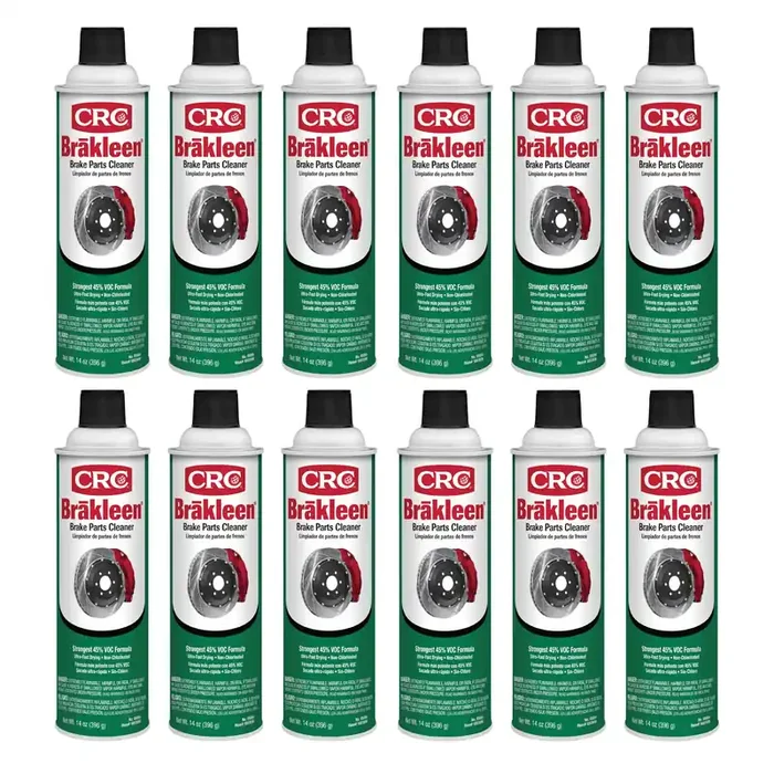 Crc (05084-12Pk) Brakleen Non-Chlorinated Brake Parts Cleaner – 14 Oz., (Pack Of 12)