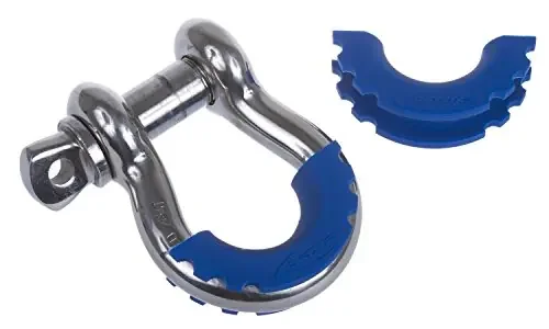 Daystar, Blue D-Ring Shackle Isolator, Protect Your Bumper And Reduce Rattling, Ku70056Rb, Made In America