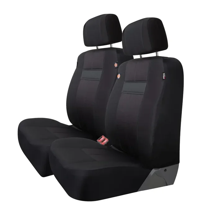 Dickies 2-Piece Ortega Truck Seat Covers, Tear-Resistant, Automotive Interior Accessories, Built-In Pocket, Durable, Universal F
