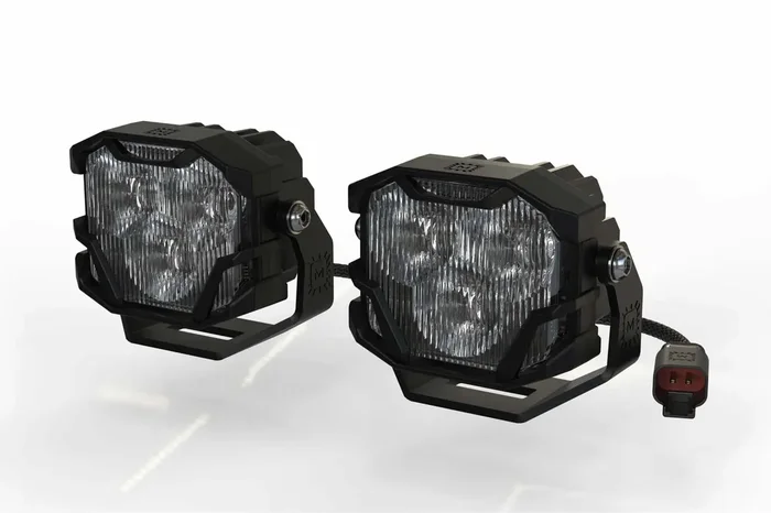 DISCONTINUED – Morimoto 4Banger HXB LED Pods (SAE Wide / White)(Set) BAF011