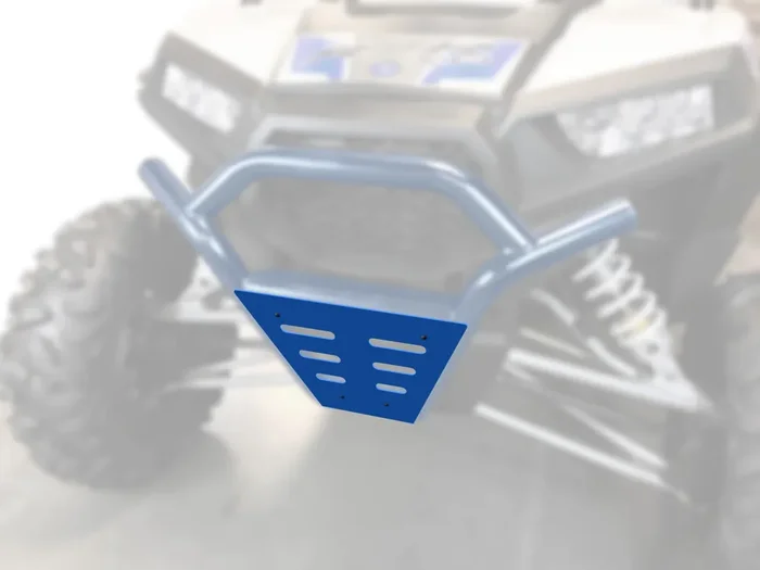 DISCONTINUED – Trigger 1013-BU RZR Front Guard Blue Skid Plate